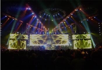 P2.5 indoor rental stage background led display High definition and fast assemble screen