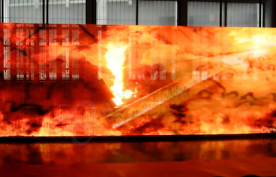 P15mm Outdoor LED Signs For Stage Background 4096 dots/ ㎡ 1R1G1B