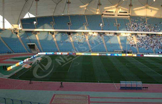 Full Color Advertising Football Stadium Perimeter LED Display Boards P12mm , 5800cd/㎡