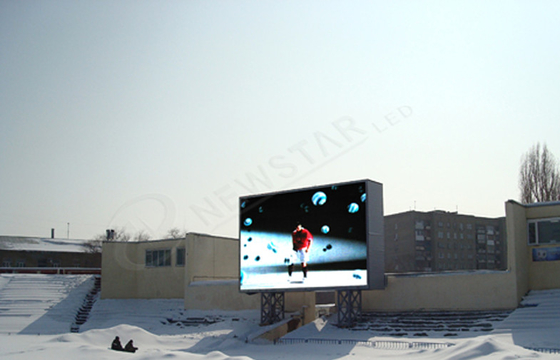 Flexible P8mm Outdoor Advertising LED Display 15625dots/m2 For Bus Station , Stadiums