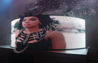 1R1G1B P10 Flexible LED Display Outdoor IP65 (Front Side) , IP54 (Back Side)