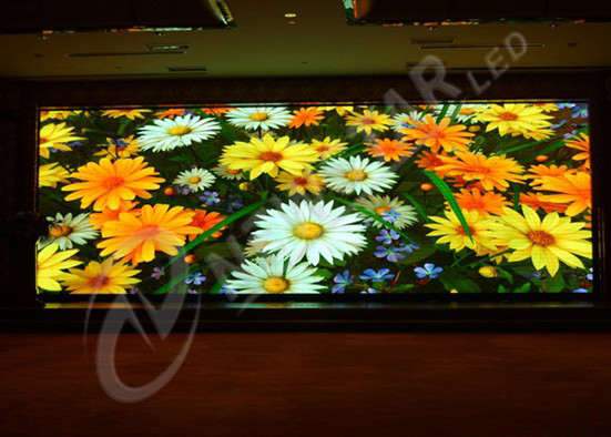 Indoor P7.62mm Front Service LED Display Screen , 1R1G1B LED Screen For Advertising